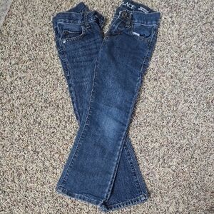 The Children's Place Blue Jeans with Straight-Leg Style and Classic Stitching